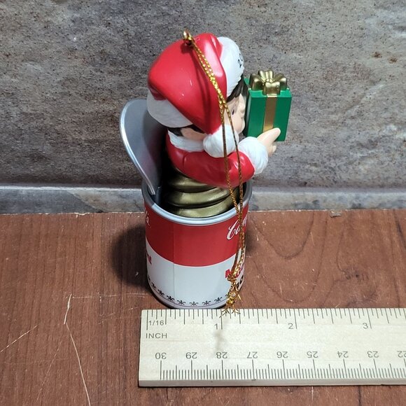 Campbells Soup Jack in a Box Kid Santa Soup Can Christmas Ornament 2002 - Picture 9 of 11